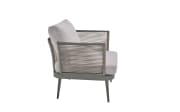 Gartensofaset Rieti, hellgrau, 4-teilig 