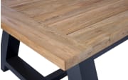 Gartentisch Belanda, Gestell anthrazit, Tischplatte recycled Teakholz