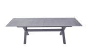 Ausziehtisch Vancouver, Keramik/Aluminium, anthrazit, 200 cm