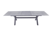 Ausziehtisch Vancouver, anthrazit/Beton-Nachbildung
