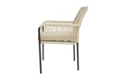 Gartenstuhl Raipur, beige/anthrazit