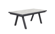 Ausziehtisch Bari, anthrazit/grau, 200 cm, inkl. Synchronauszug