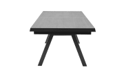 Ausziehtisch Vivera-Stone, anthrazit, inkl. Synchron-Auszug
