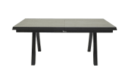 Ausziehtisch Vivera-Stone, anthrazit, inkl. Synchron-Auszug
