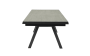 Ausziehtisch Vivera-Stone, anthrazit, inkl. Synchronauszug