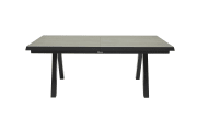 Ausziehtisch Vivera-Stone, anthrazit, inkl. Synchronauszug