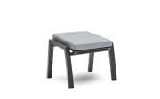 Gartenhocker Acarna, anthrazit/grau