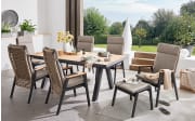 Gartenstuhl Latea, taupe/anthrazit, inkl. Verstellfunktion