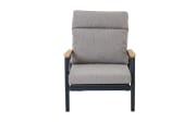 Gartensessel Latea, taupe/anthrazit, inkl. Verstellfunktion