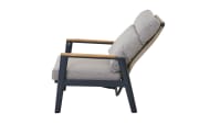 Gartensessel Latea, taupe/anthrazit, inkl. Verstellfunktion