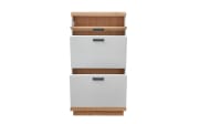 Schuhschrank Lisana, Wildeiche/weiß