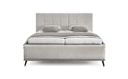 Polsterbett Stamford, grau, inkl. Sockelbeleuchtung