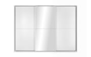 Schwebetürenschrank Henderson, alpinweiß, 301 x 223 cm