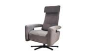 Leder Fernsehsessel MR 261, graphit