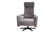 Leder Fernsehsessel MR 261, graphit