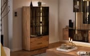 Highboard Targo, Kerneiche natur/anthrazit