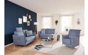 Sofa 2-Sitzer Piatto, blau