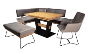 Eckbank Dinning System, anthrazit