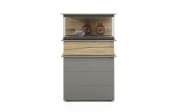 Vitrine Jana, graphit, inkl. Softclose Funktion