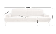 Sofa MR 4580, aqua, inkl. Funktionen