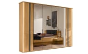 Kleiderschrank Sorrent in Eiche massiv/Schiefer-Nachbildung, 300 x 216 cm