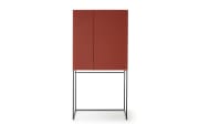 Barschrank Amaya, indisch rot, inkl. Beleuchtung 