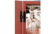 Barschrank Amaya, indisch rot, inkl. Beleuchtung 