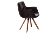 Designsessel Tamina, Wildeiche/mocca