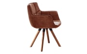 Designsessel Tamina, maron