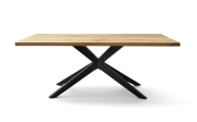 Esstisch Tiama, Barock Eiche natur massiv, Breite 220 cm