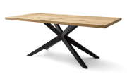 Esstisch Tiama, Barock Eiche natur massiv, Breite 220 cm