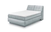 Boxspringbett Fairfield, hellblau, 140 x 200 cm