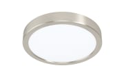 LED-Deckenleuchte Fueva 5, Nickel-matt, 21 cm