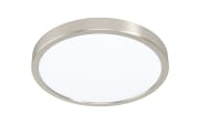 LED-Deckenleuchte Fueva 5, Nickel-matt, 28,5 cm