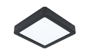 LED-Deckenleuchte Fueva 5, schwarz, 1350 Lumen, 16 cm