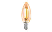 LED-Leuchtmittel Kerze 4 W/E14/270 lm, amber