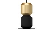 Tischleuchte Laurignano, schwarz/gold, 49 cm
