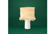 Tischleuchte PAISANO, Rattan/weiß