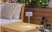 LED Solartischleuchte Roccanova, weiß, inkl. Dimmfunktion