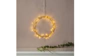 Kranz mit Beleuchtung Holiday, goldfarbig, 28 cm