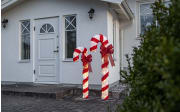 Stehleuchte Candycane, rot/weiß, 120 cm