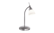 LED-Tischleuchte Pino, stahlfarbig, 45 cm