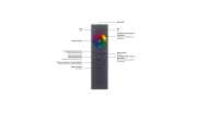 LED-Deckenleuchte Q-Vito, stahlfarbig, 59 cm