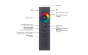 LED-Pendelleuchte Q-Vito, stahlfarbig, 59 cm