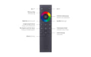 LED-Standleuchte Q-Vito CCT, stahlfarbig, 172 cm