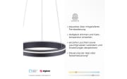 LED-Pendelleuchte Q-Vito, anthrazit, 40 cm