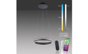 LED-Pendelleuchte Q-Vito, anthrazit, 40 cm
