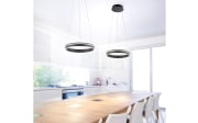 LED-Pendelleuchte Q-Vito, anthrazit, 40 cm