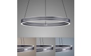 LED-Pendelleuchte Pure E-Clipse, grau, 240 cm