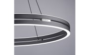 LED-Pendelleuchte Pure E-Clipse, grau, 240 cm